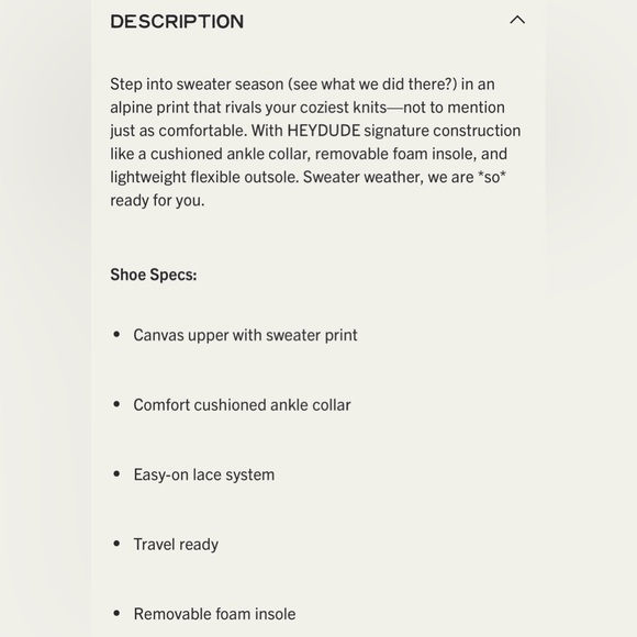 HeyDude Wendy Winter Sweater Patterned Slip-On Shoes w/ Blue and Red Accents W7 - Picture 16 of 16